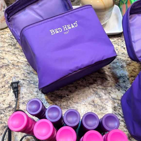 Purple and Blue Hair Rollers Set - Picture 2 of 4